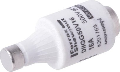 Pièces agricoles - Electricité - Fusible 500V 16A longueur 50mm