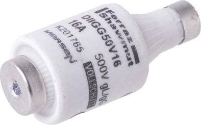 Pièces agricoles - Electricité - Fusible 500V 16A longueur 50mm