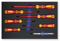 Module de rangement mousse plein 7 tournevis VDE F - PH (par 1)