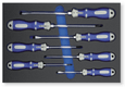 Module de rangement plein 7 tournevis 6 pans F - PH (par 1)