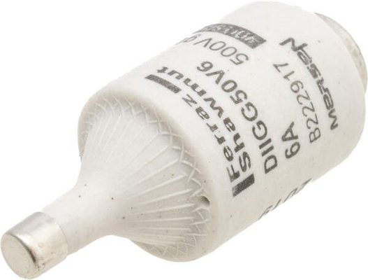 Pièces agricoles - Electricité - Fusible 500V 6A longueur 50mm