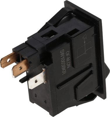 Pièces agricoles - Electricité - Interrupteur à bascule, (I)-0, off-mom, 12V, 2 broches, lave-glace