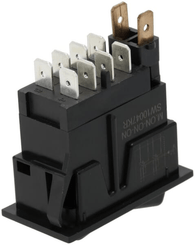 Pièces agricoles - Electricité - Interrupteur à bascule, I-0-(II), on-on-mom, 12 V, 8 broches, options de système de direction