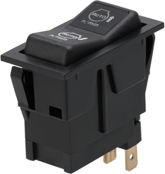 Pièces agricoles - Electricité - Interrupteur à bascule, (I)-0-(II), maman sur maman, 12 V, 4 broches, augmentation/diminution automatique de la vitesse de rota