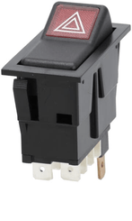 Pièces agricoles - Electricité - Interrupteur à bascule, I-0, 12V, 7 broches, avertisseur de danger
