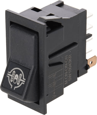 Pièces agricoles - Electricité - Interrupteur à bascule, I-0-(II), on-on-mom, 12V, 8 broches, blocage de différentiel