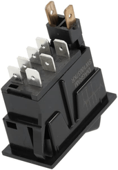 Pièces agricoles - Electricité - Interrupteur à bascule, I-0, 12V, 7 broches, avertisseur de danger