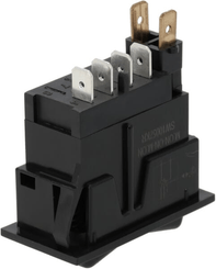 Pièces agricoles - Electricité - Interrupteur à bascule, (I)-0-(II), maman sur maman, 12 V, 4 broches, position d'origine/entrée
