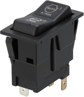 Pièces agricoles - Electricité - Interrupteur à bascule, (I)-0-(II), maman sur maman, 12 V, 4 broches, options de vitesse de rotation du moteur/auto