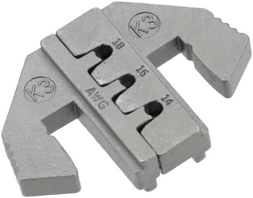 Pièces agricoles - Electricité - Jeu de matrices de sertissage pour canon ouvertDeutsch bornes (série DT) (1,0-2,5 mm²)