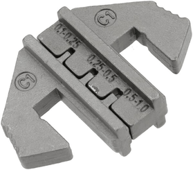 Pièces agricoles - Electricité - Jeu de matrices de sertissage pour cosses ouvertes (0,1-1 mm²)