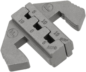Pièces agricoles - Electricité - Jeu de matrices de sertissage pour cosses isolées (AWG moyen) (6-16 mm²)