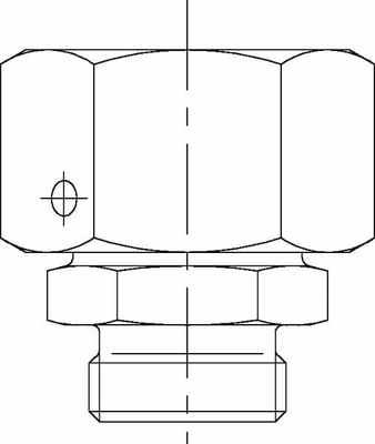 Pièces agricoles - Hydraulique - Adapteur mâle femelle 35L-22L