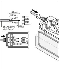 Pièces agricoles - Electricité - Boîtier 1200 1X IP65