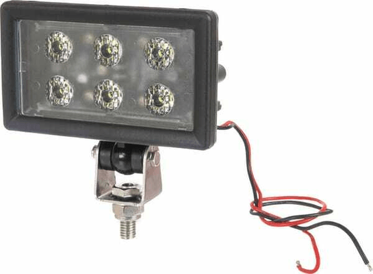 Pièces agricoles - Eclairage - Feu de travail,6x LED, 30W 2400lm, rectangulaire, 10/30V, prise H11, large, Kramp
