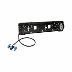 Pièces agricoles - Eclairage - Support de plaque d'immatriculation avec feux 12 V - câble 0,8 m