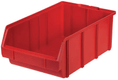 Bac de rangement taille 1 rouge (par 1)