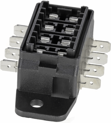 Pièces agricoles - Electricité - Boîte à fusibles borne plate à 4 broches, max. 32V 15A (ATO/ATC), 8x6,3mm