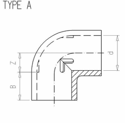 Pièces agricoles - Hydraulique - Coude 90° 1/2"x1/2"