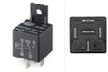 Relais 12V 30A/40A, 5 pôles, interrupteur, avec support