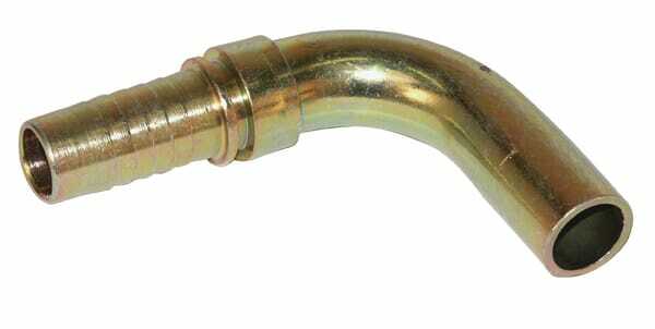 Pièces agricoles - Hydraulique - Raccord lisse DN06-6L 90°