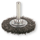 Brosse circulaire poils inox Ø 70 mm tige 6 mm, vitesse de rotation maximum 15000 trs/min. (par 1)