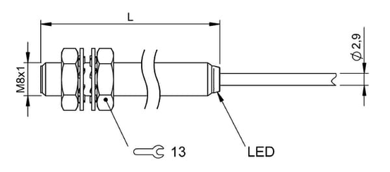Pièces agricoles - Electricité - Détecteur de proximité inductif