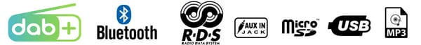 Pièces agricoles - Eclairage - Radio DAB/BT/RDS/USB/SD/MP3/AUX IN