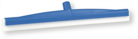 Raclette alimentaire support polypropylène bleue à vis longueur 55 cm mousse blanche (par 1)