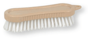 Brosse à main type violon support plastique longueur 17.5 cm fibre nylon (par 1)
