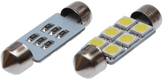 Ampoule Led, 24 V SV8.5, blanc, 10X41 OFF-ROAD (2x)