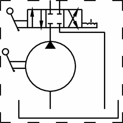 Pièces agricoles - Hydraulique - Pompe à main 12cc D.E.+réservoir 3ltr