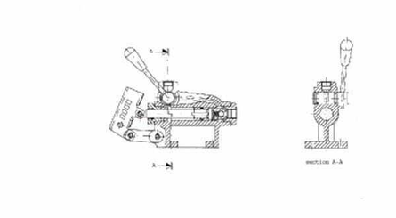 Pièces agricoles - Hydraulique - Levier PM/PMS20-50 (carré)