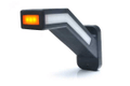 Feu de gabarit droit LED, 12-24V, 184.9x58x145.5mm, indicateur de direction dynamique, Kramp