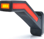 Feu de gabarit gauche LED, 12-24V, 184.9x58x145.5mm, indicateur de direction, Kramp
