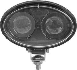 Pièces agricoles - Eclairage - Lampe de sécurité LED, bleue, 10 W, 250 lm, ovale, 10-80 V, Spot, 2 LED, Kramp