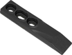 Pointe de cultivateur 350x80 mm droite/gauche, plate, 3 trous, convient pour Kverneland