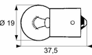 Ampoule 12 V R10W 10 W BA15s
