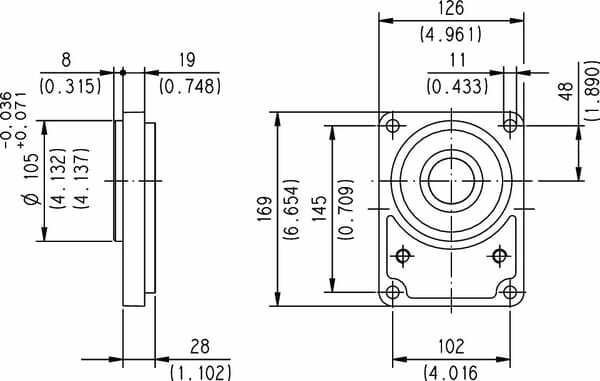 Pièces agricoles - Hydraulique - Pompe PLP30.22D0-56B3-LBM/BL-N