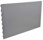 Panneau arr. R 30 cm blanc/alu