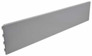 Panneau arr. R 20 cm blanc/alu