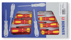 Set carton 7 tournevis isolés VDE fente - PH (par 1)
