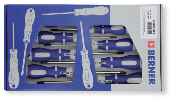 Outils - Outils divers - Set carton 8 tournevis TX (par 1)