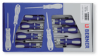 Set carton 7 tournevis avec 6 pans fente - PH - PZ (par 1)
