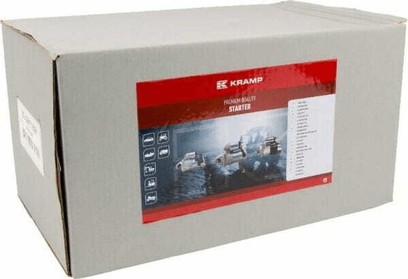 Pièces agricoles - Eclairage - Démarreur 12 V 4,0 kW 11 dents, Kramp
