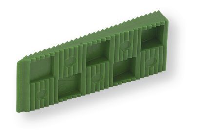 Outils - Outils divers - Coin de calage cranté 30x80x10 vert foncé (par 1)