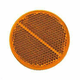 Réflecteur orange rond