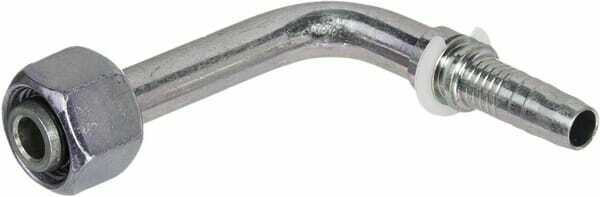 Pièces agricoles - Hydraulique - Raccord DN10-M18x150-12L 90° 75mm