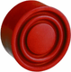Caoutchouc bouton pous. rouge