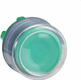 Caoutchouc bouton pous. vert